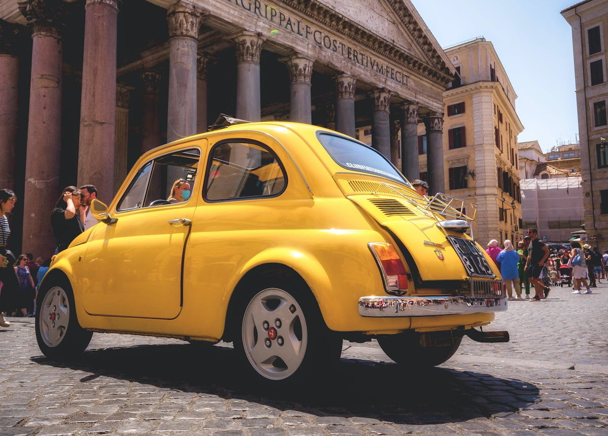 Renting a car in italy